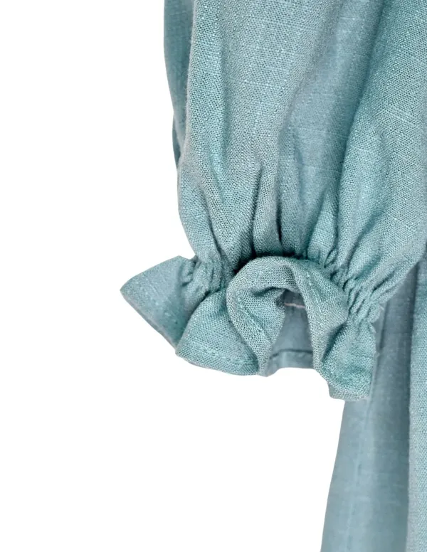 VESTIDO LINO FLUIDO AGUA