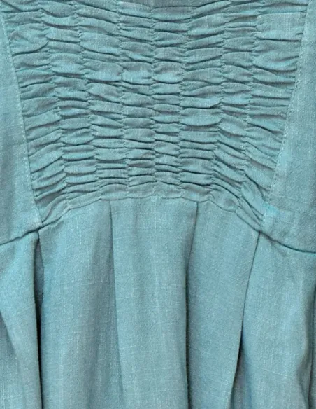 VESTIDO LINO FLUIDO AGUA