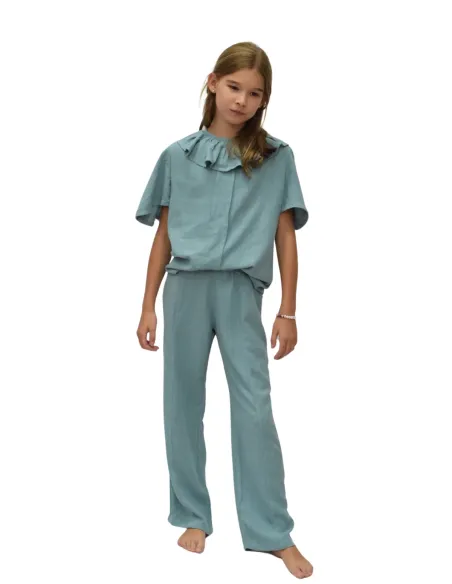 PANTALÓN LINO FLUIDO AGUA NIÑA/TEEN