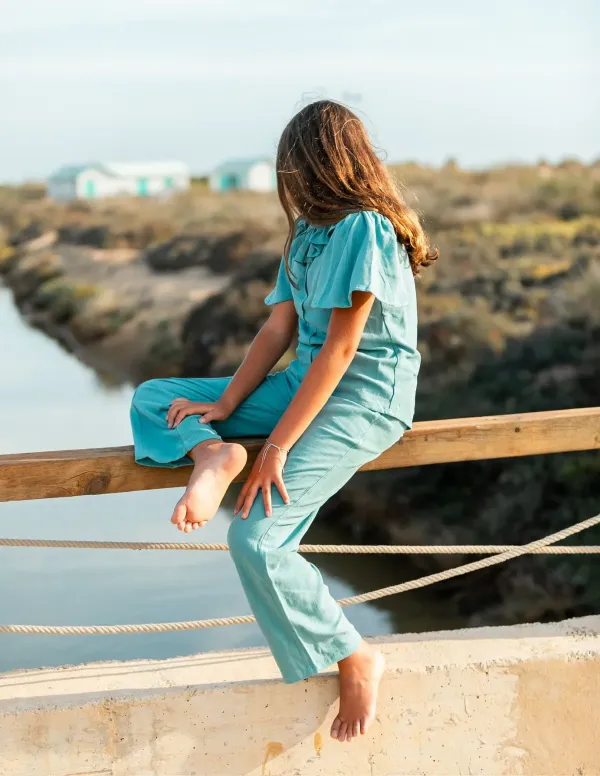 PANTALÓN LINO FLUIDO AGUA NIÑA/TEEN 2