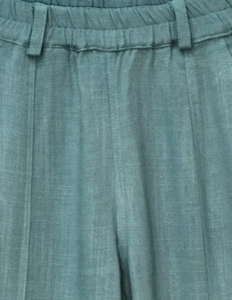 PANTALÓN LINO FLUIDO AGUA CHICA/WOMAN