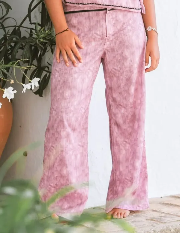 PANTALÓN TYE DYE LISO MALVA 2