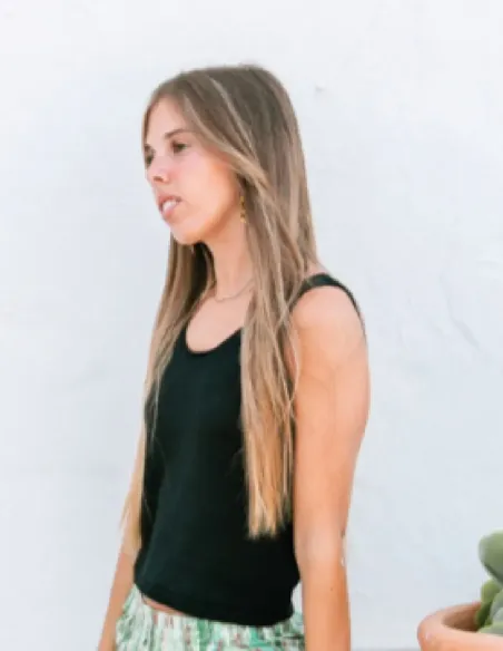 TOP TIRANTES PUNTO NEGRO CHICA/WOMAN