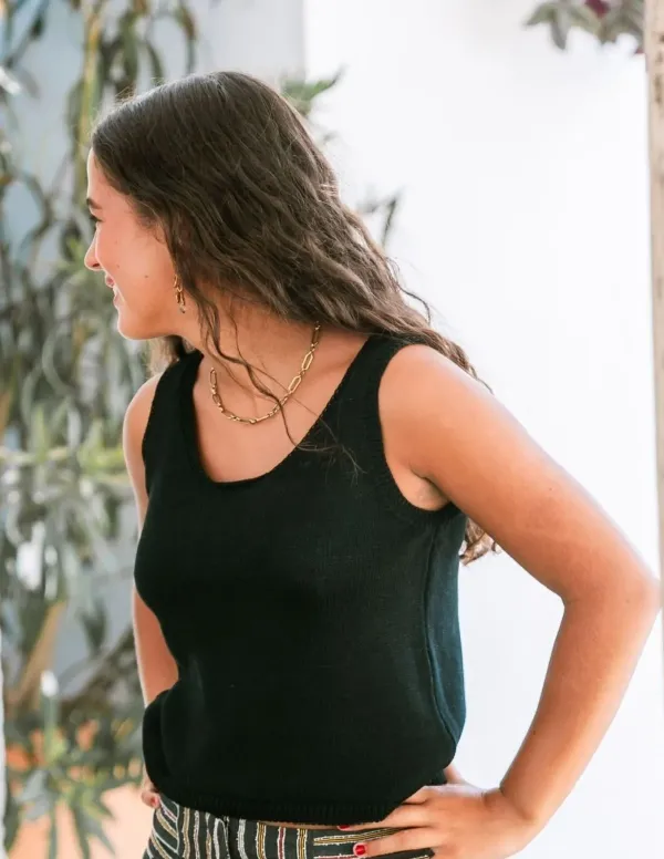 TOP TIRANTES PUNTO NEGRO CHICA/WOMAN