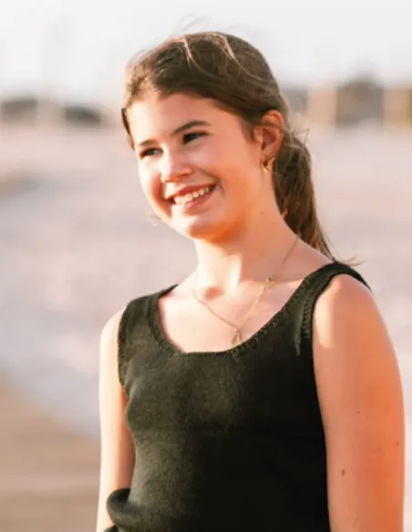 TOP TIRANTES PUNTO NEGRO NIÑA/TEEN