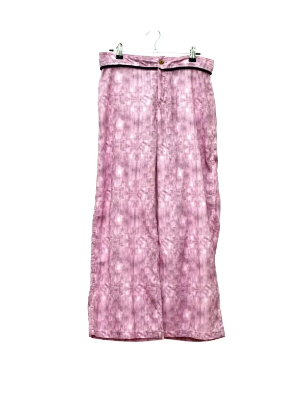 PANTALÓN TYE DYE LISO MALVA
