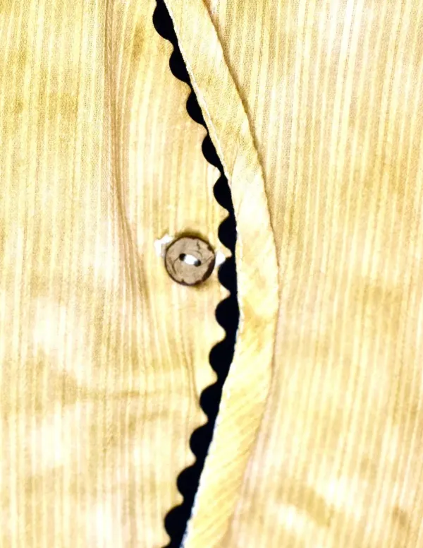 TOP TYE DYE LISO MOSTAZA