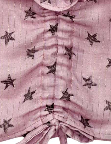 BLUSA ESTRELLAS MALVA