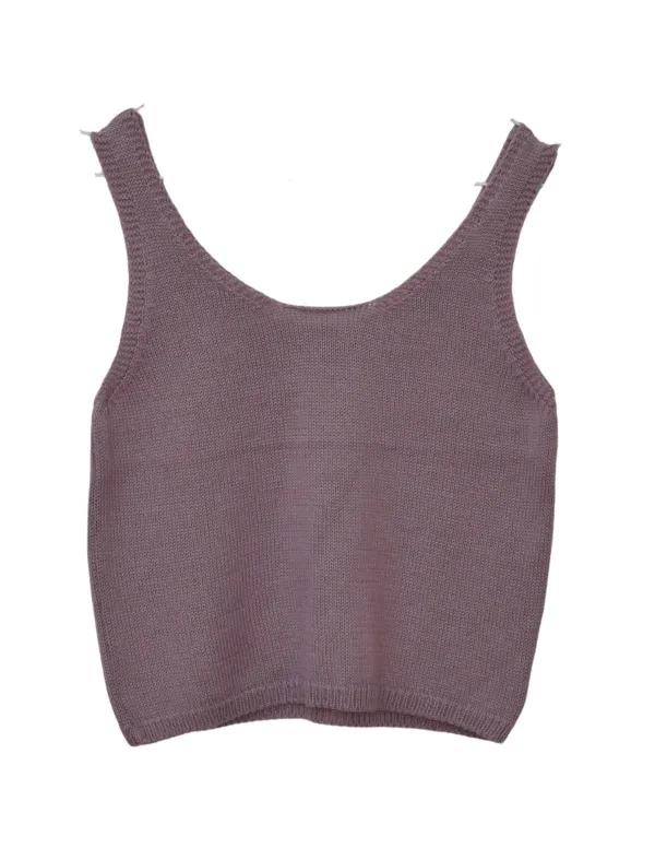 TOP TIRANTES PUNTO MALVA CHICA/WOMAN