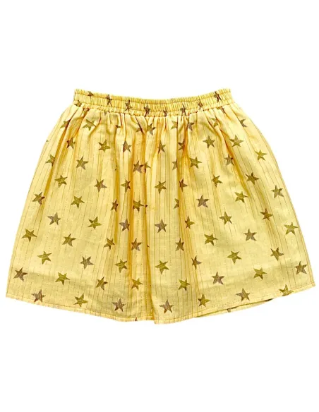 FALDA ESTRELLAS MOSTAZA