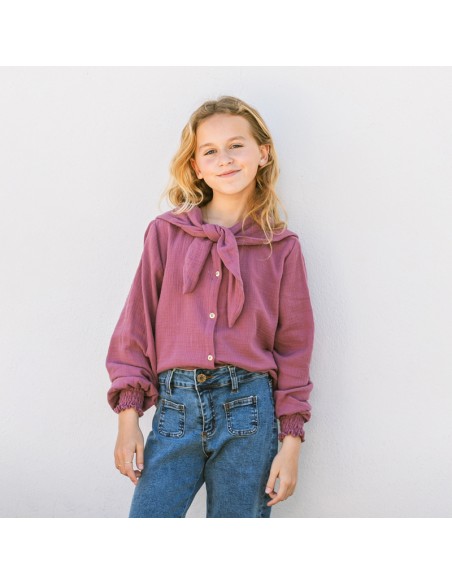 BLUSA MARINERA ROSA NIÑA/TEEN