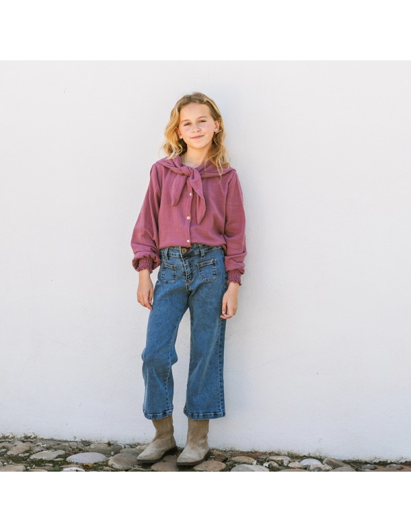 BLUSA MARINERA ROSA NIÑA/TEEN 2