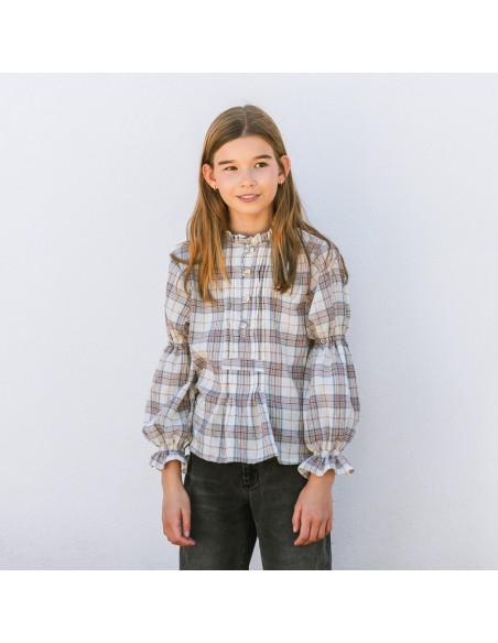 Blusa Jaretas Natural Niña/Teen