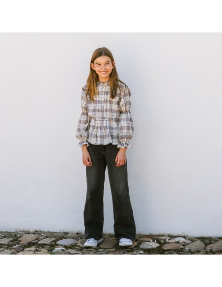 Blusa Jaretas Natural Niña/Teen