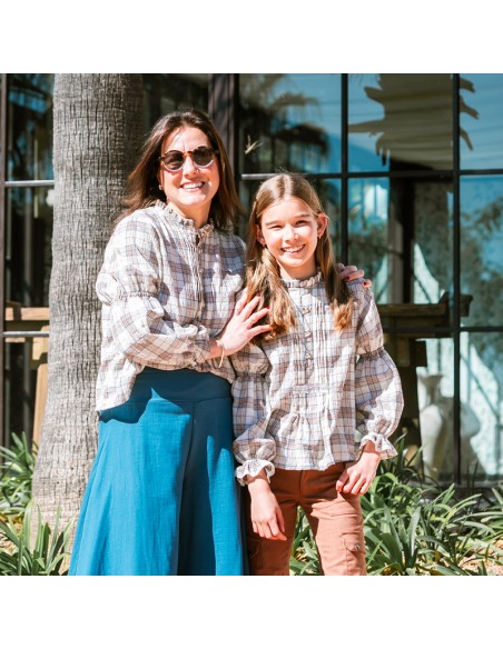 Blusa Jaretas Natural Niña/Teen