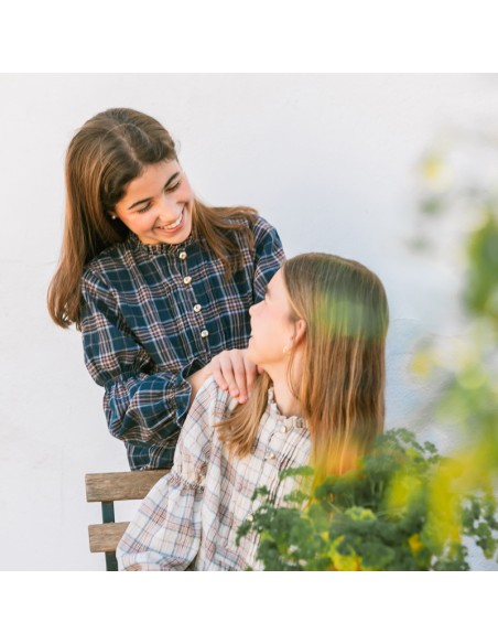 Blusa Jaretas Marino Niña/Teen