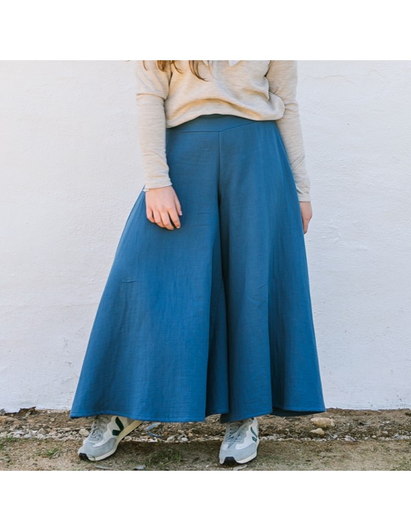 Pantalón Capas Azul Chica/Woman 2