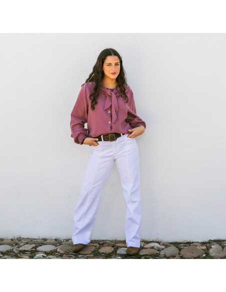 Vaquero Lavado Blanco Chica/Woman