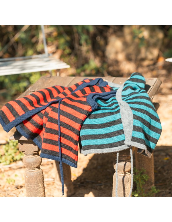 Chaleco Rayas Azul Niña/Teen 2