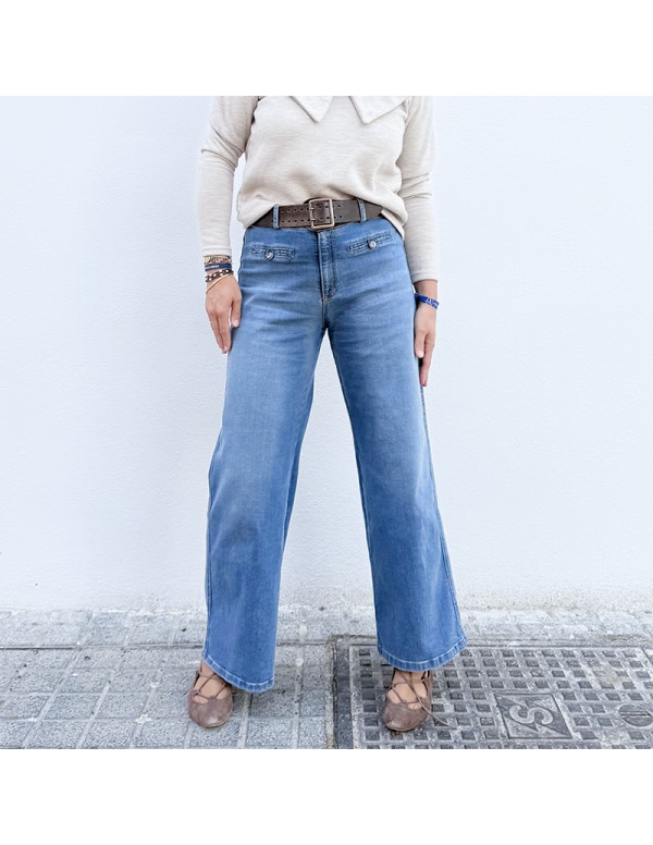 Vaquero Culotte Azul Chica/Woman 2