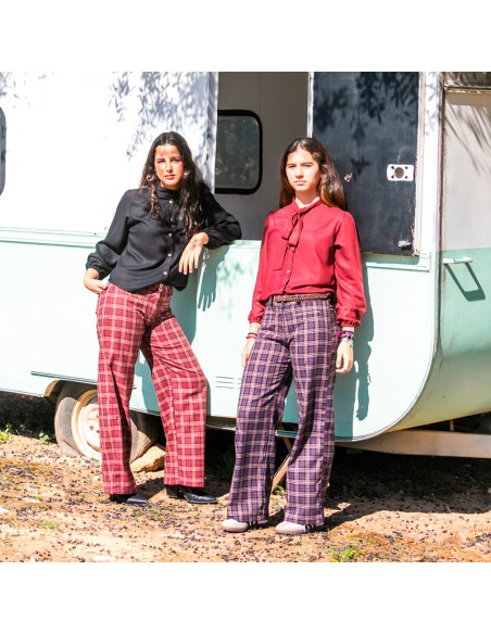 Blusa Lazo Viscosa Chica/Woman