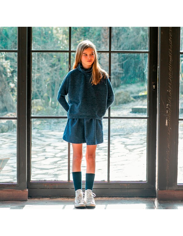 Falda Raya Diplomática Azul Niña/Teen 2