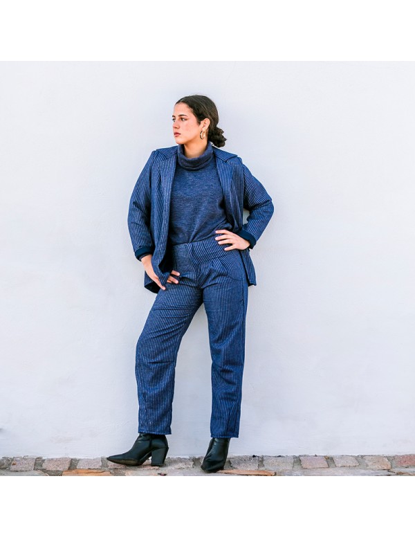 Blazer Raya Diplomática Azul Chica/Woman 2