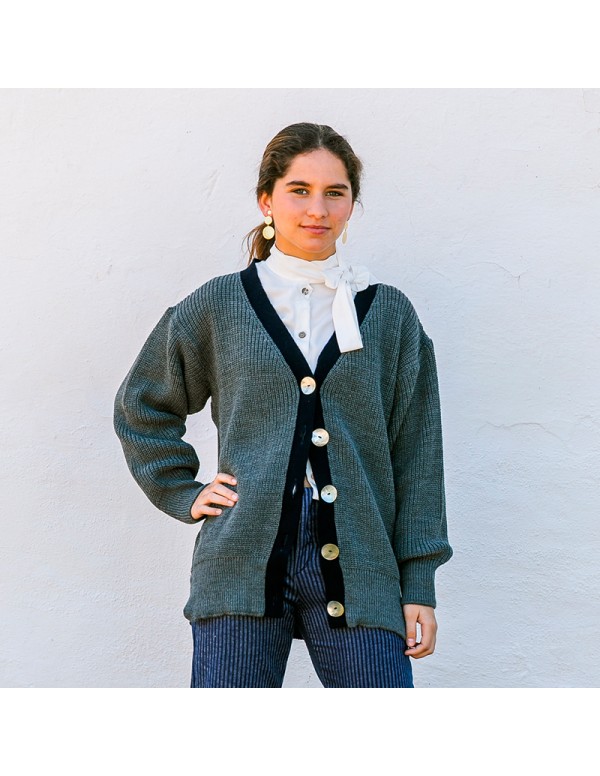 Chaqueta Gris/Azul Niña/Teen