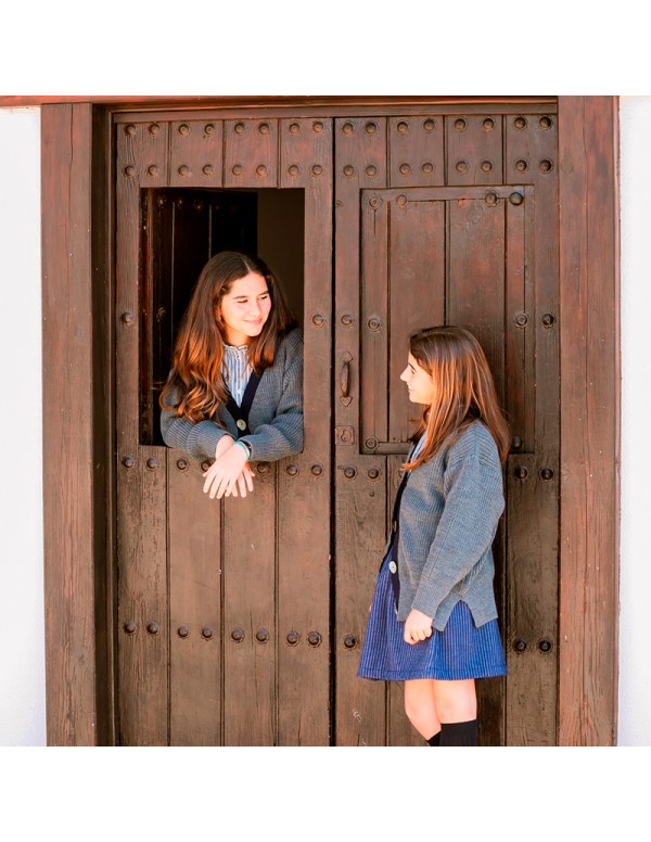 Chaqueta Gris/Azul Niña/Teen