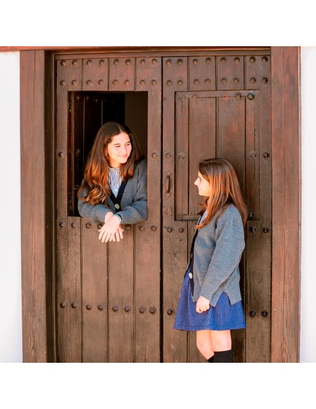 Chaqueta Gris/Azul Niña/Teen