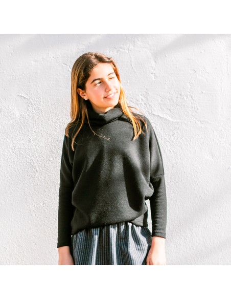 Jersey Cuello Vuelto Gris Niña/Teen