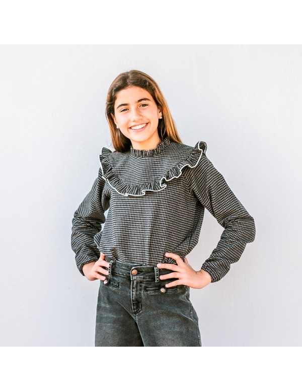 Blusa Nivot Vichy Mini Niña/Teen