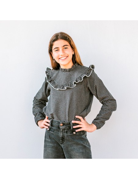 Blusa Nivot Vichy Mini Niña/Teen