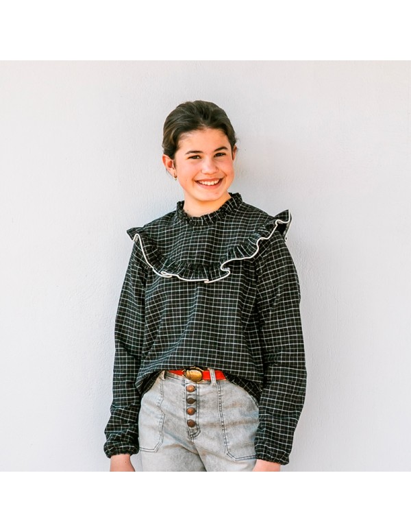 Blusa Nivot Vichy Maxi Niña/Teen