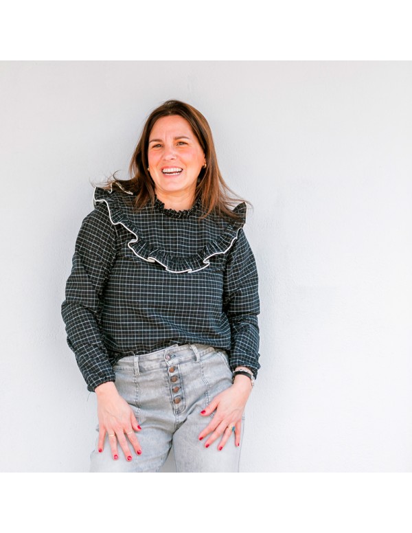 Blusa Nivot Vichy Maxi Chica/Woman