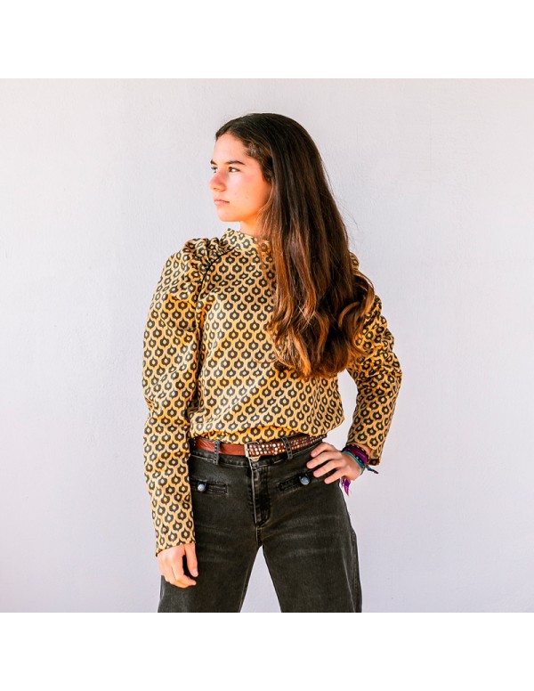 Blusa Abullonada Mosaico Niña/Teen 2