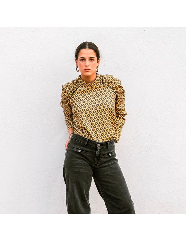 Blusa Abullonada Mosaico Chica/Woman 2