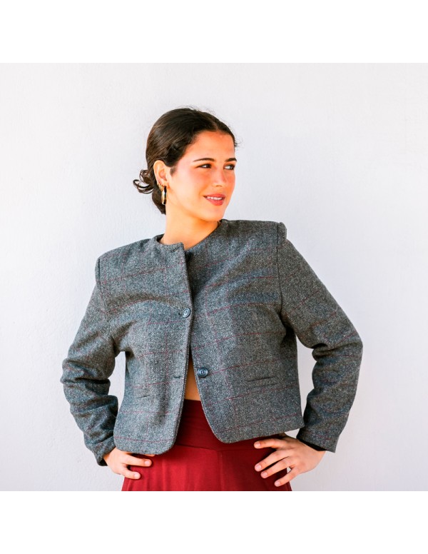 Chaqueta Chanel Gris Chica/Woman