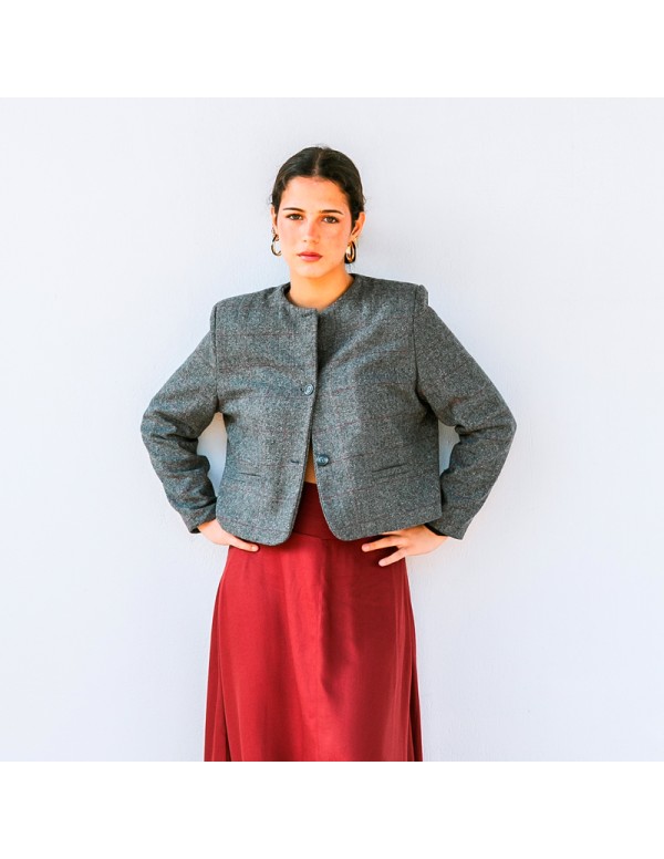 Chaqueta Chanel Gris Chica/Woman 2