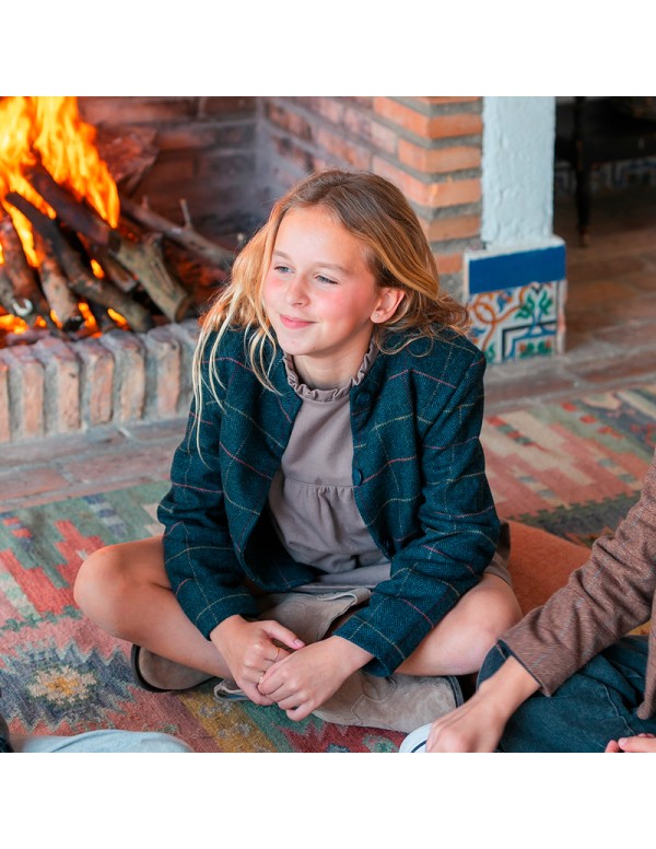 Chaqueta Chanel Petróleo Niña/Teen