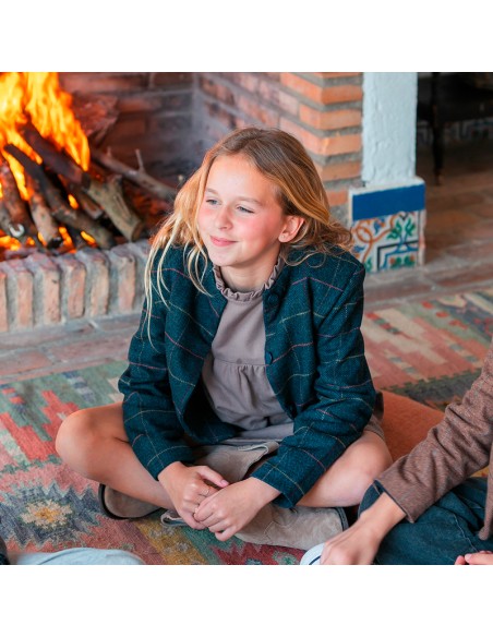 Chaqueta Chanel Petróleo Niña/Teen