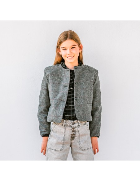 Chaqueta Chanel Gris Niña/Teen