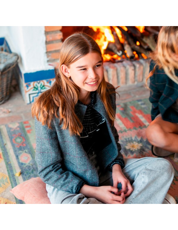 Chaqueta Chanel Gris Niña/Teen