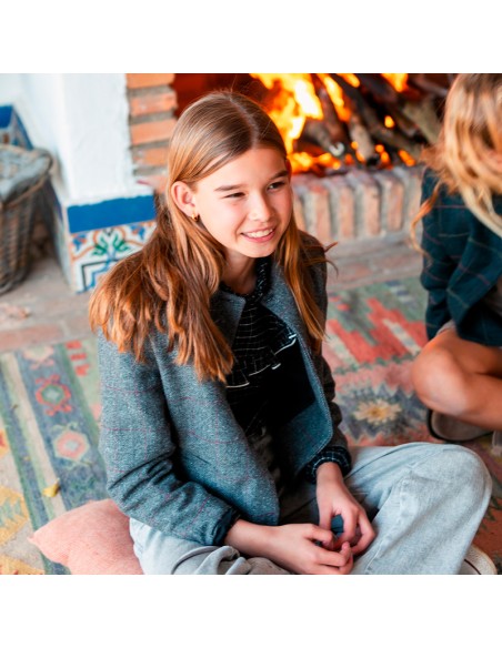 Chaqueta Chanel Gris Niña/Teen