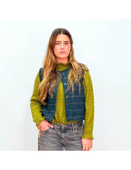 Chaleco Chanel Petróleo Chica/Woman