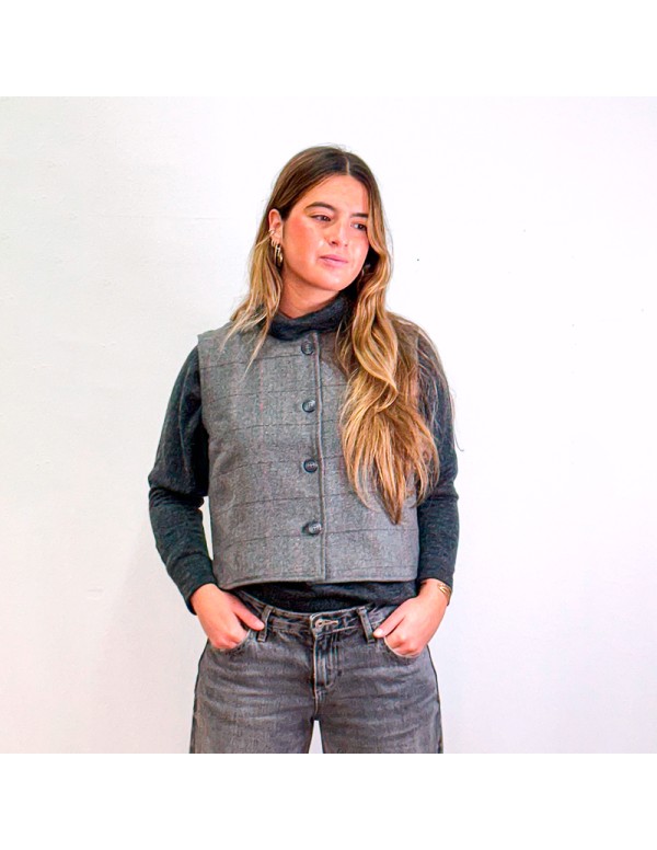 Chaleco Chanel Gris Chica/Woman