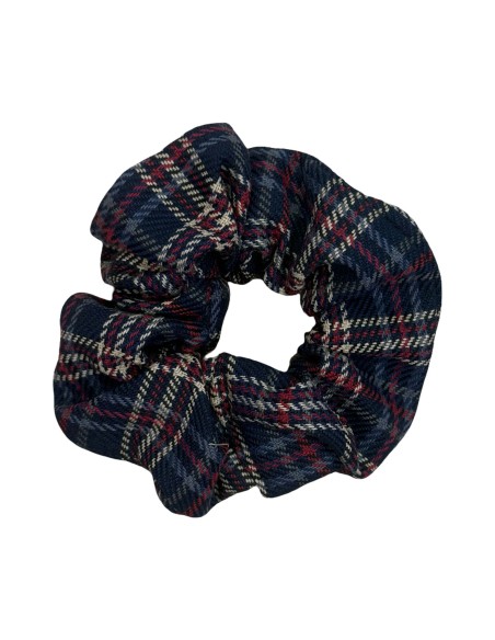 COLETERO CUADROS TARTÁN AZUL