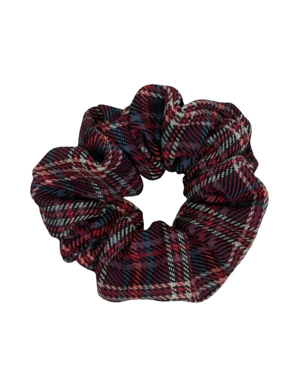 COLETERO CUADROS TARTÁN BURDEOS