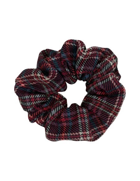 COLETERO CUADROS TARTÁN BURDEOS