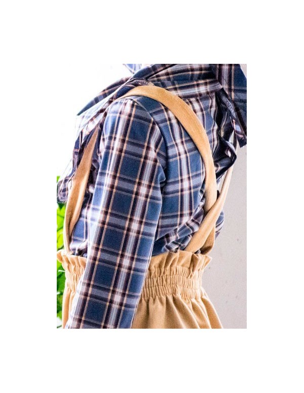 pantalon midi pana rasada mostaza